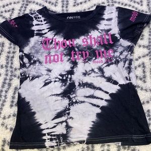 Black and white shirt